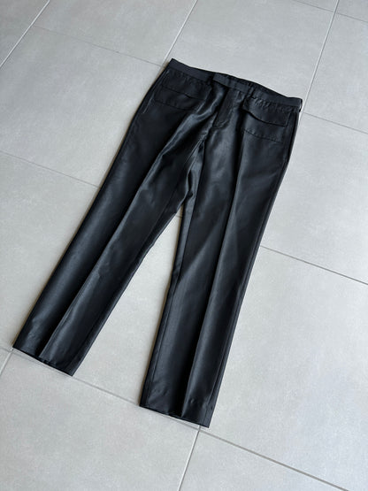 Dior Homme SS07 “We Look Good Together” Front pocket glossy trousers