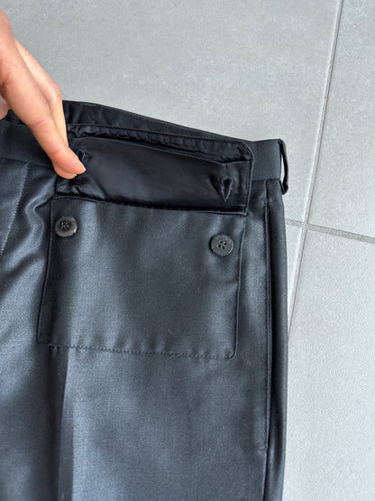 Dior Homme SS07 “We Look Good Together” Front pocket glossy trousers