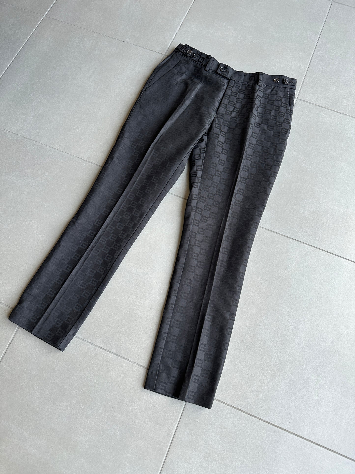 Gucci By Tom Ford AW2000 monogram trousers