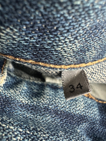 Dior homme AW04 “Victim of the crime” whiskered washed denim