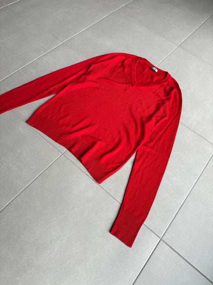 Dior Homme AW05 "in the morning" distressed wool sweater