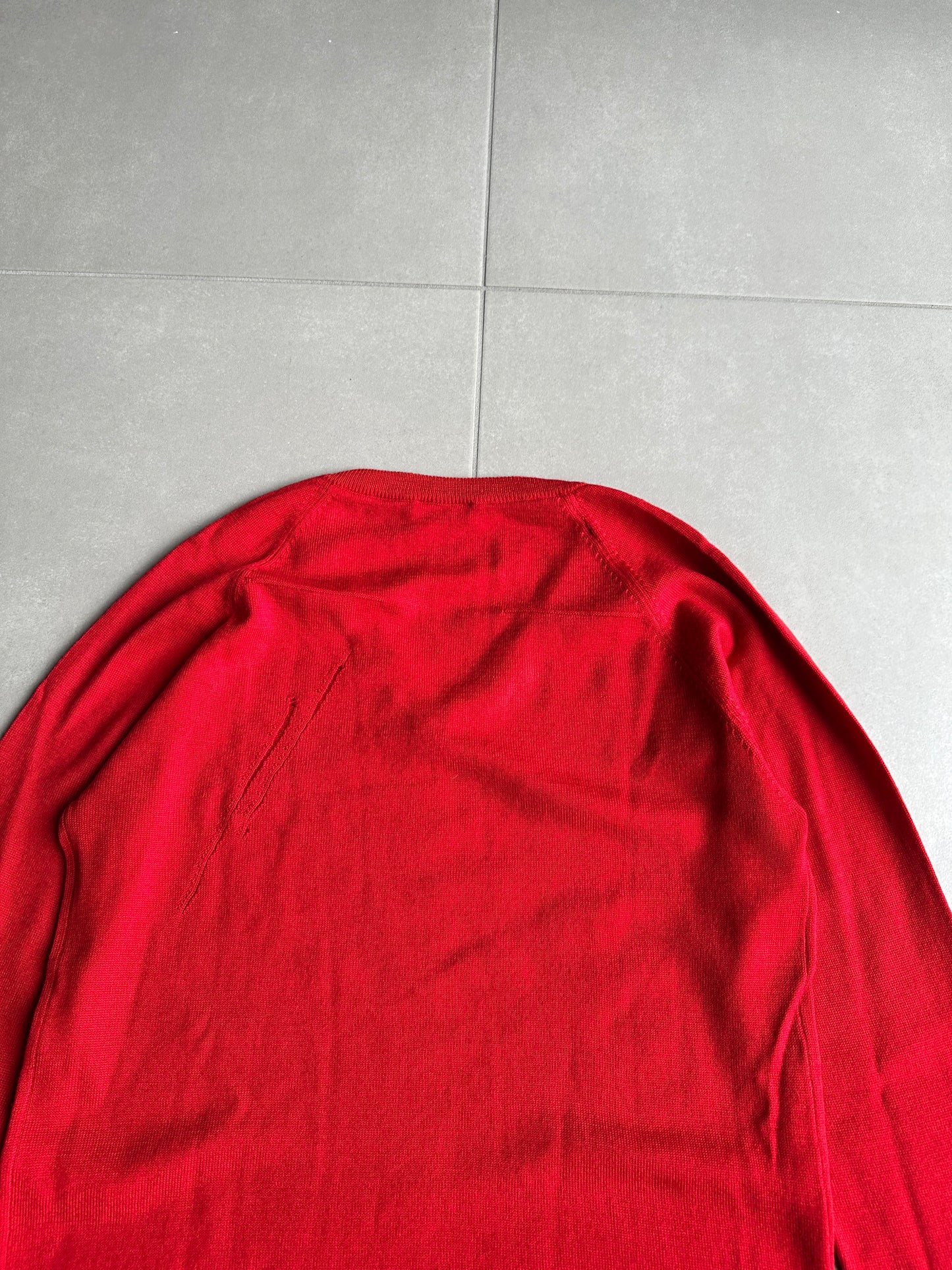 Dior Homme AW05 "in the morning" distressed wool sweater