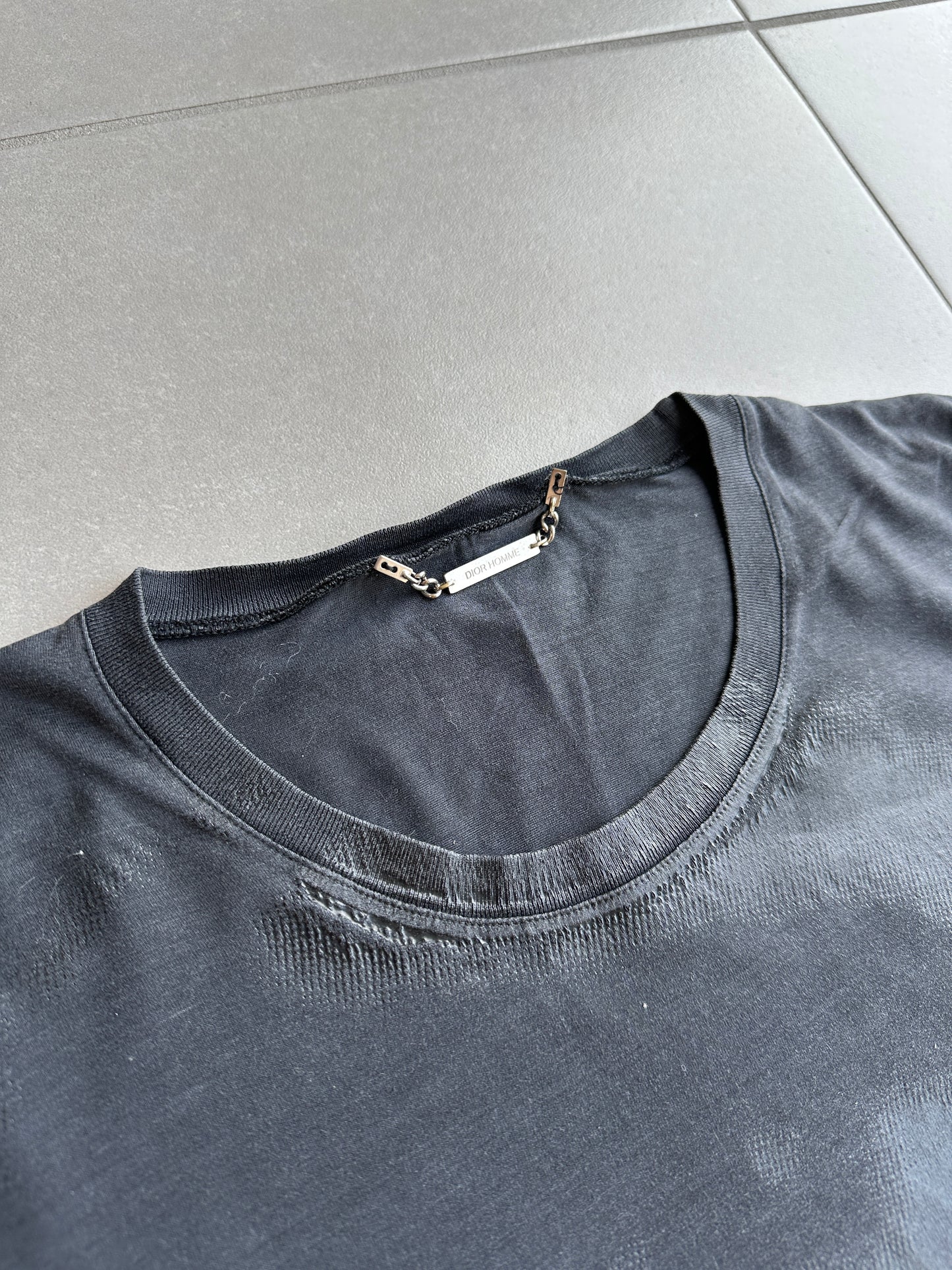 Dior Homme AW04 “Victim of the crime” Eye print t-shirt