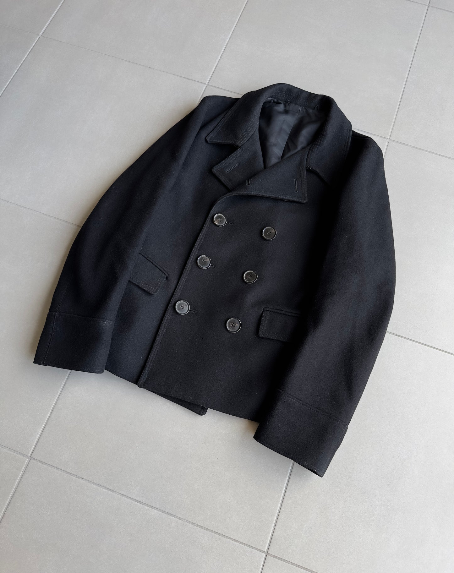 Dior Homme AW04 “VOTC” Double breasted cropped coat