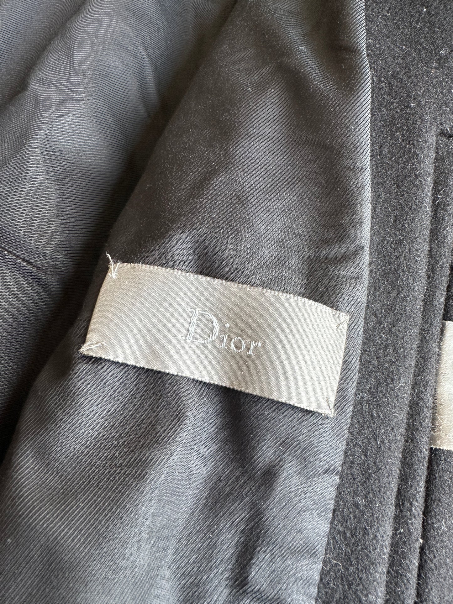 Dior Homme AW04 “VOTC” Double breasted cropped coat