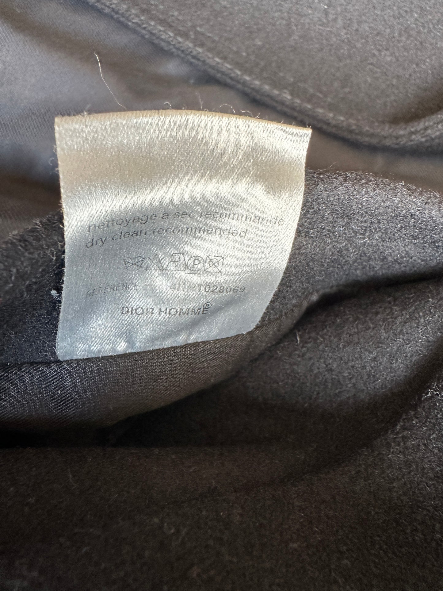 Dior Homme AW04 “VOTC” Double breasted cropped coat