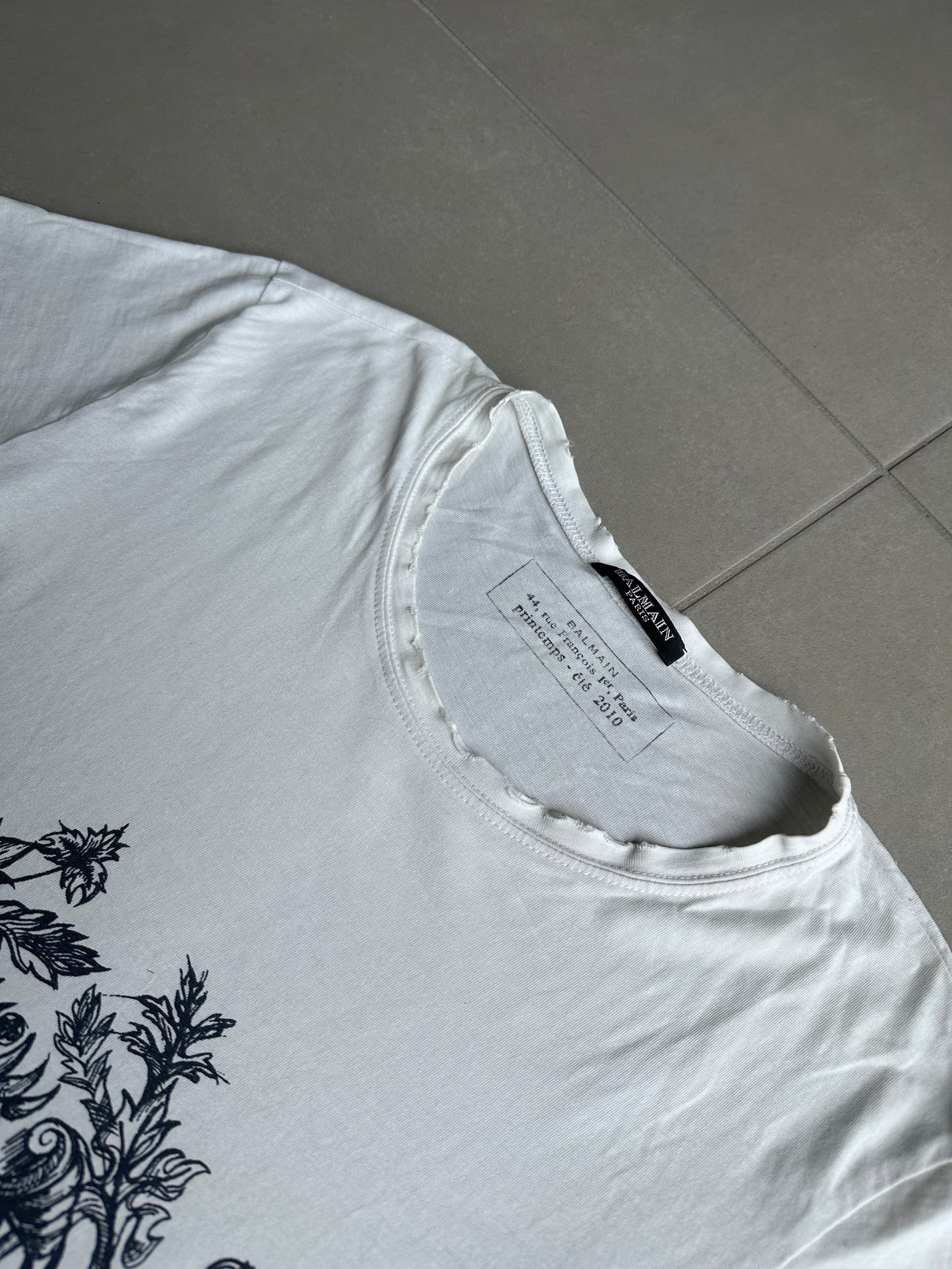 Balmain Homme SS10 print t-shirt