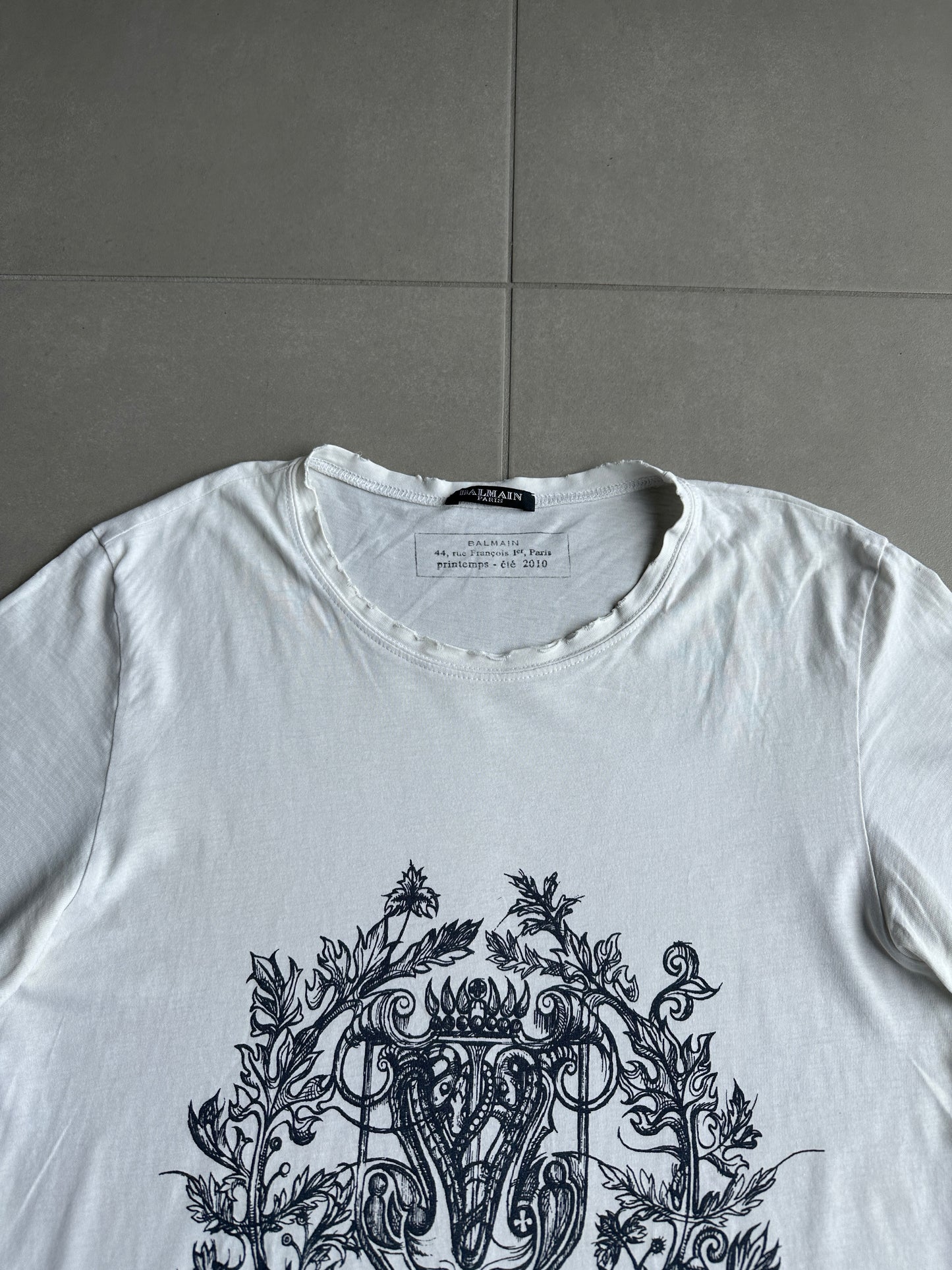 Balmain Homme SS10 print t-shirt
