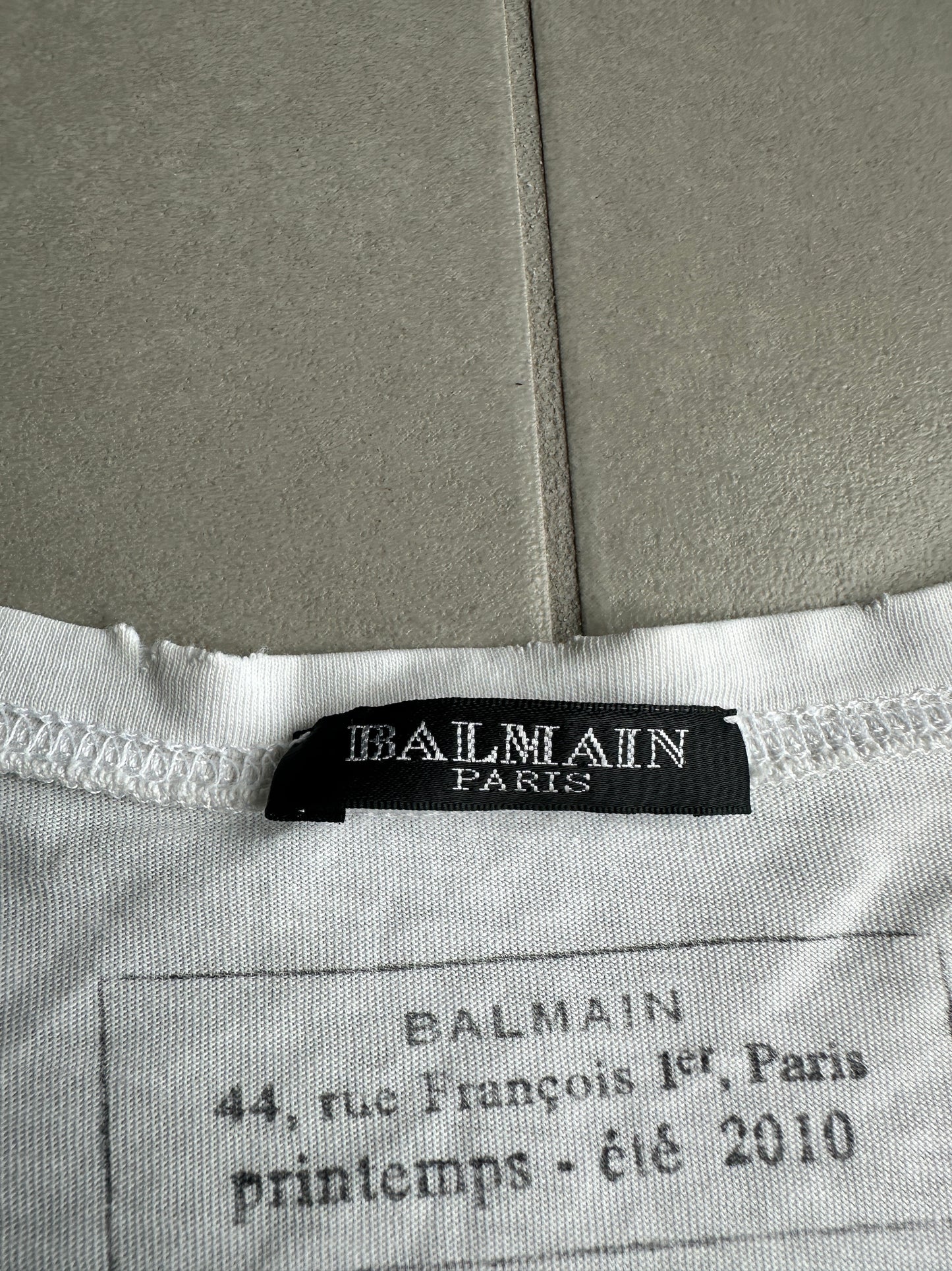 Balmain Homme SS10 print t-shirt