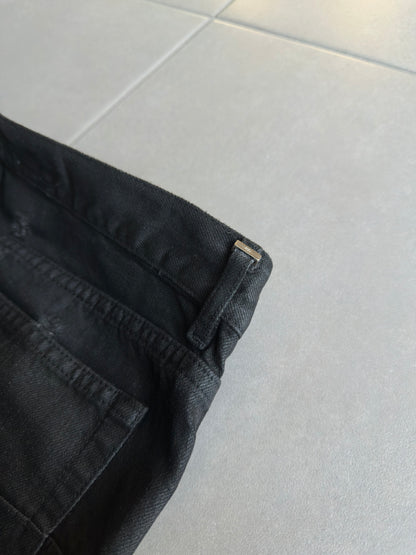 Dior Homme SS04 "STRIP" distressed waxed Denim