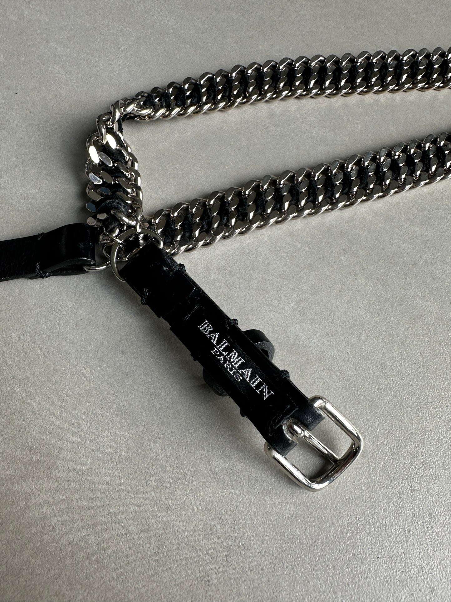 Balmain AW09 Chain link belt