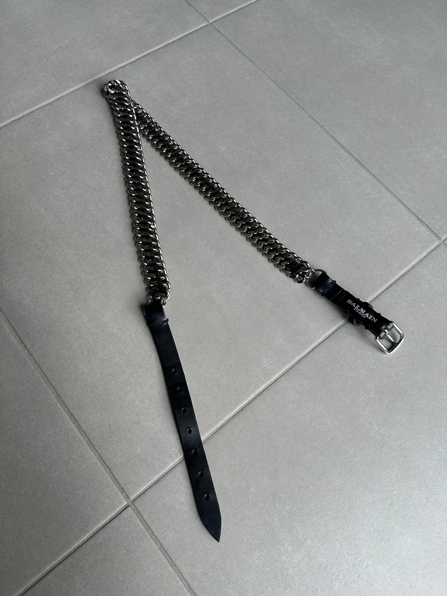 Balmain AW09 Chain link belt