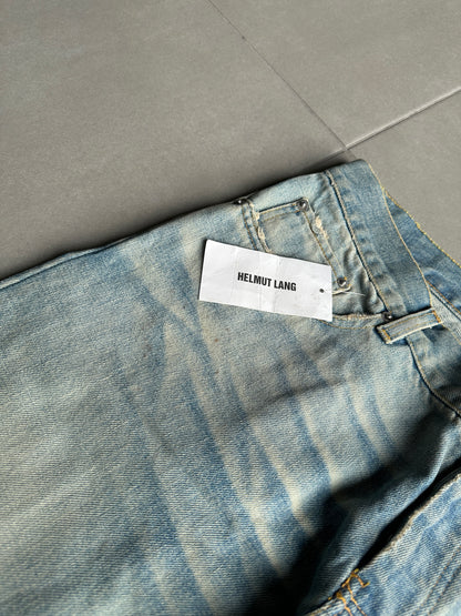 NWT Helmut Lang Circa 2000’s blue washed denim