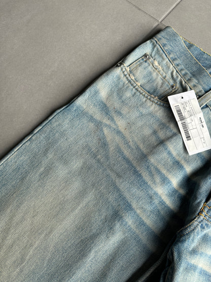 NWT Helmut Lang Circa 2000’s blue washed denim