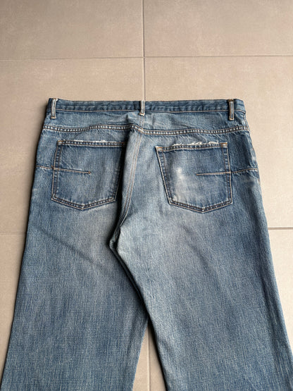 Dior Homme AW06 washed blue clawmark jeans