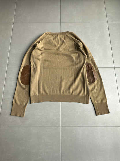 Dior Homme AW04 “VOTC” runway distressed V-neck sweater