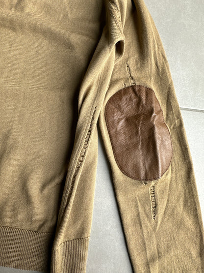 Dior Homme AW04 “VOTC” runway distressed V-neck sweater