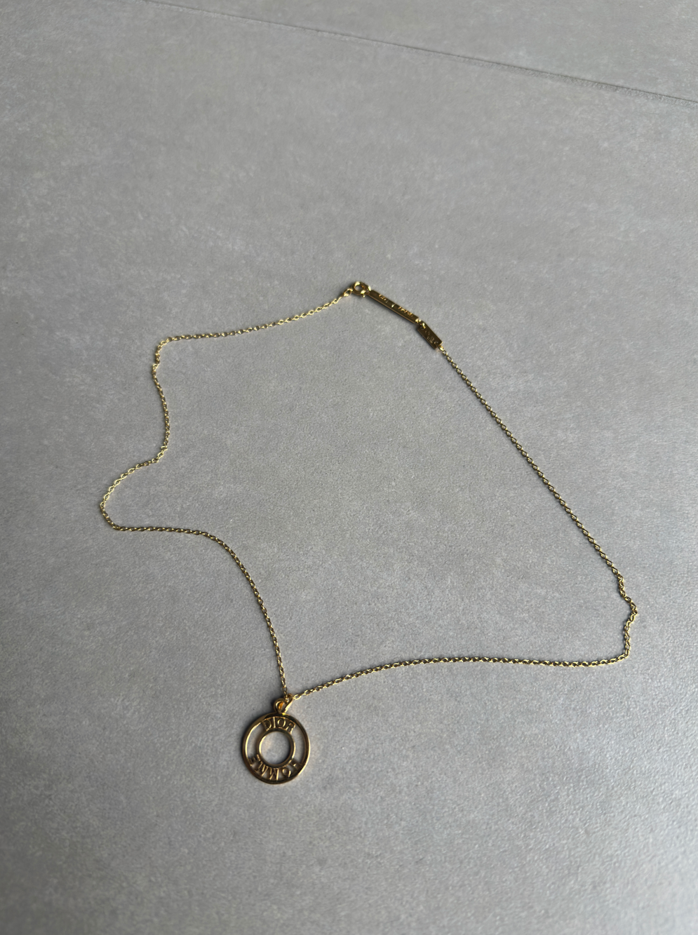 Dior Homme AW05 “In the morning” gold vermeil 925 silver necklace