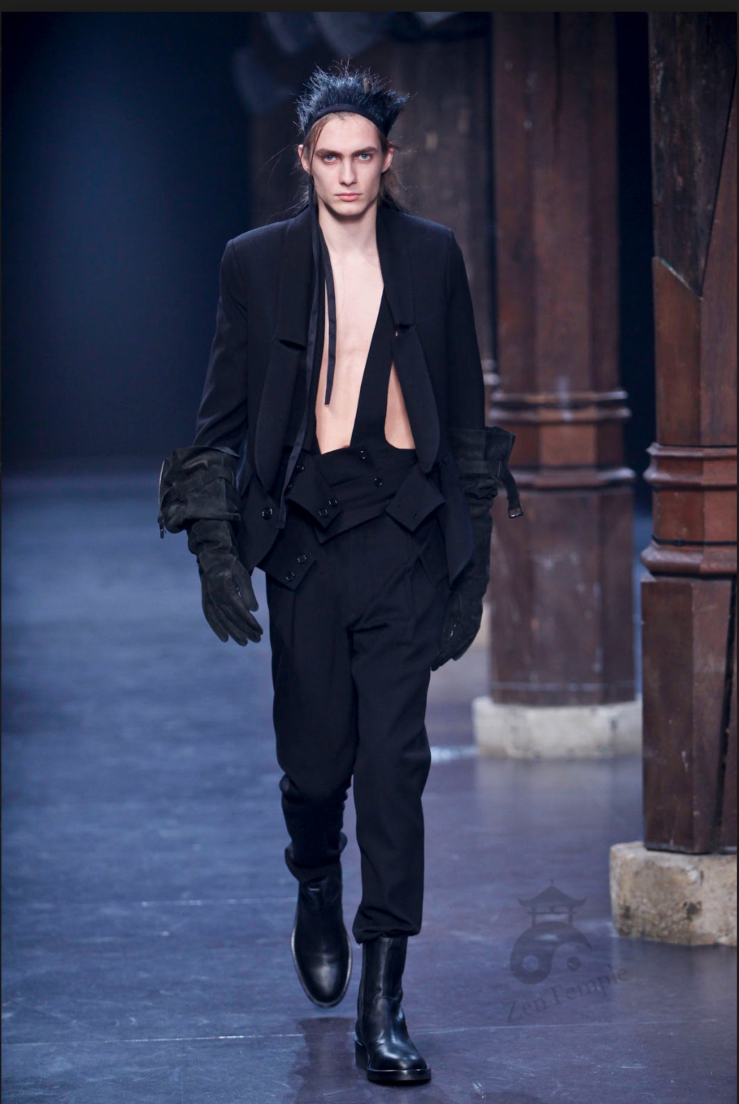 Ann Demeulemeester AW11 Split tailored jacket