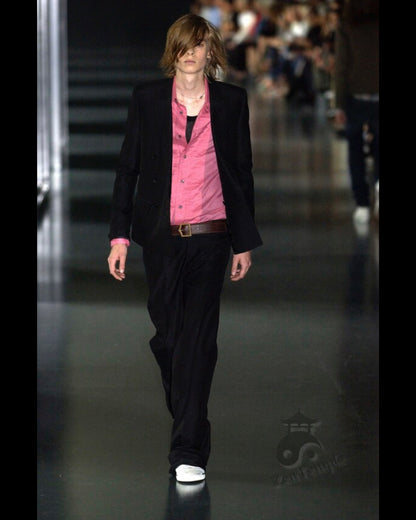 Dior Homme SS05 “BECK/Untitled” silk/wool double breasted blazer