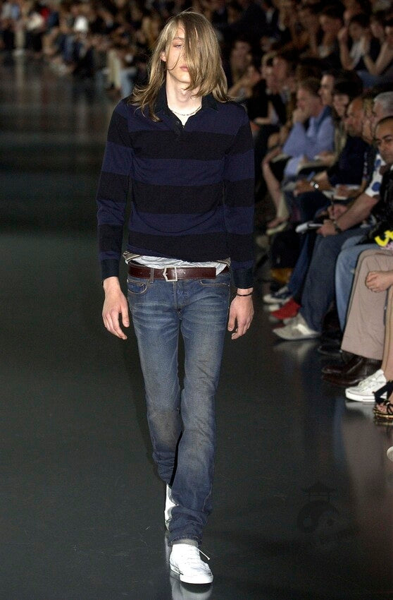 Dior Homme SS05 “BECK/Untitled” whiskered rust washed denim
