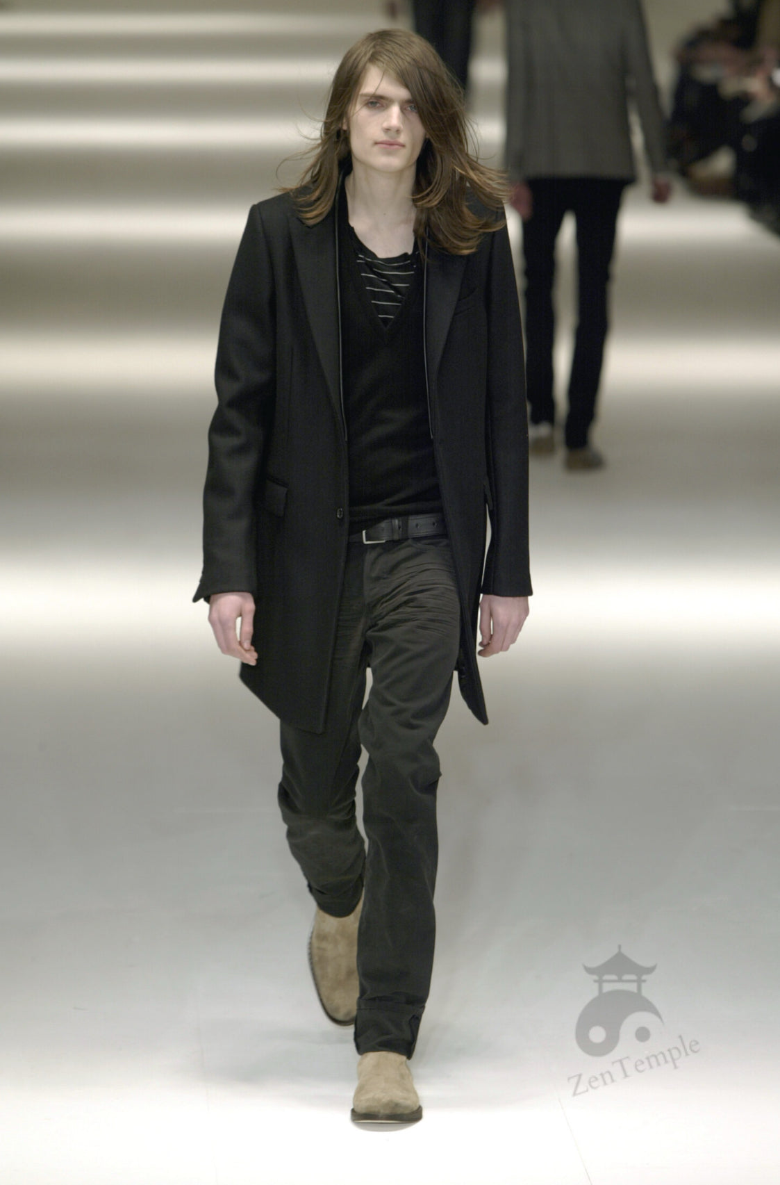 Dior homme AW04 “Victim of the crime” Faded whiskered trousers