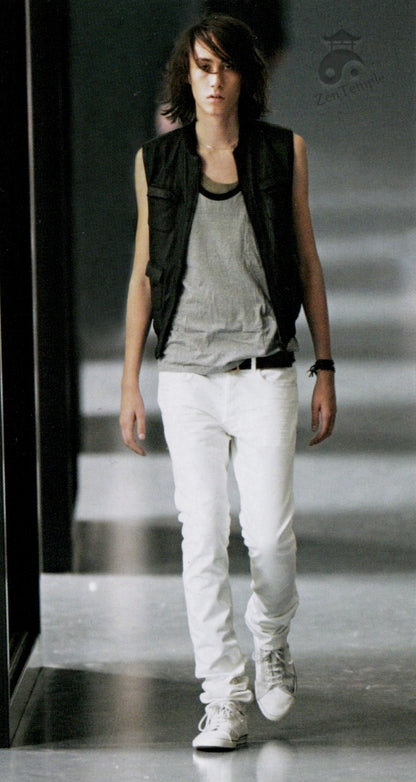 Dior Homme SS05 “BECK/Untitled” white whiskered denim