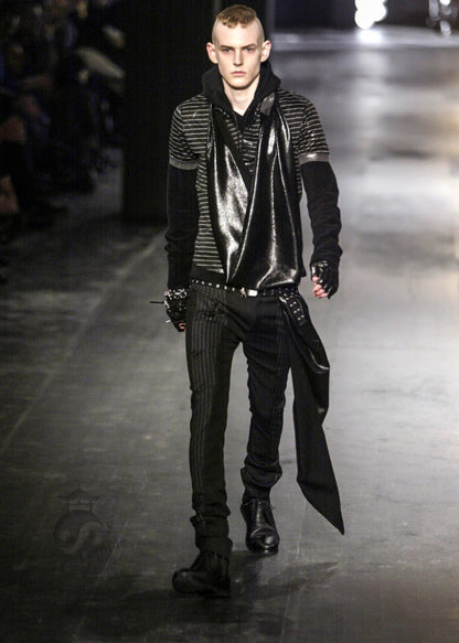 Dior Homme AW03 "Luster" Waxed polo