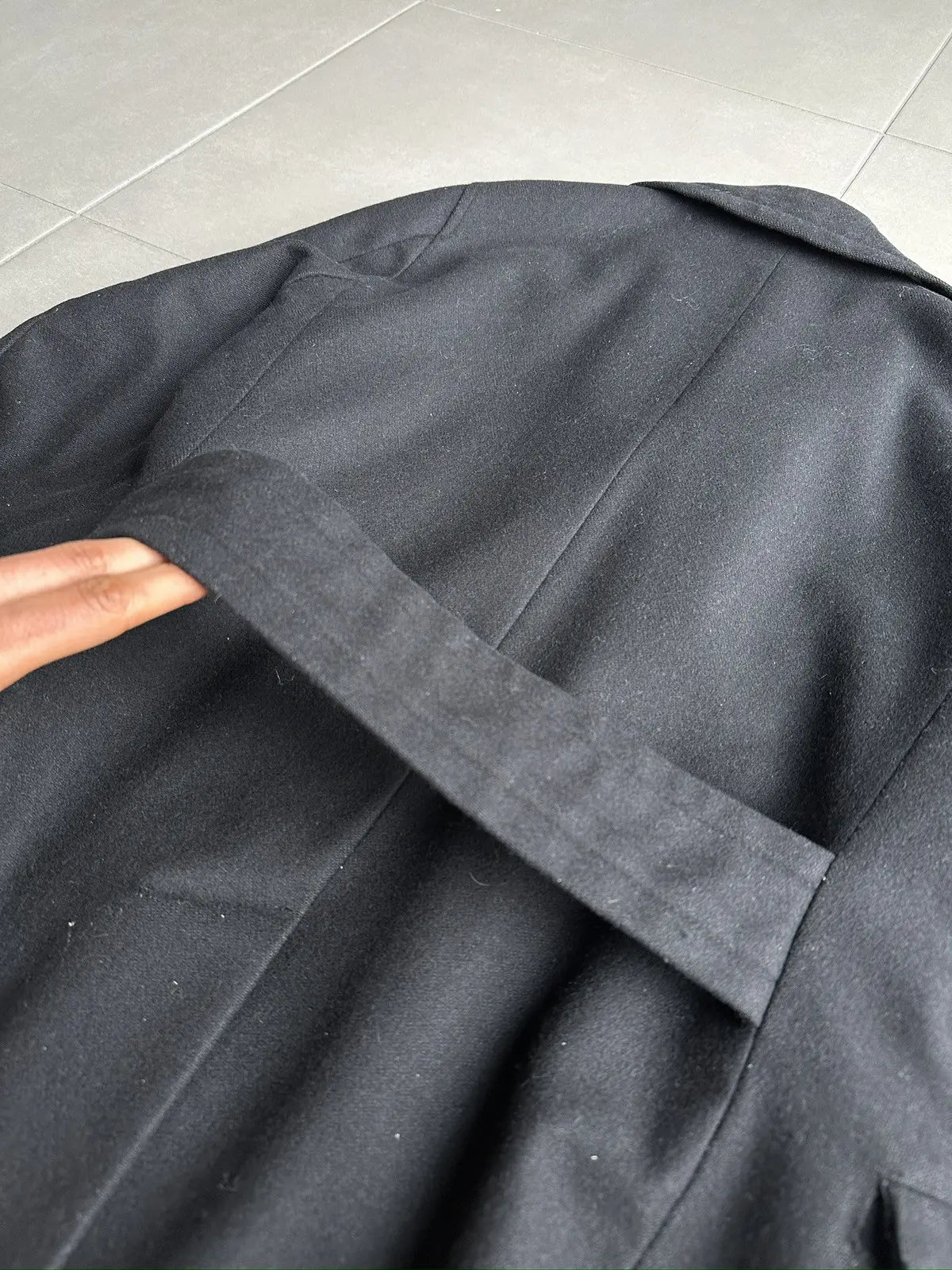 Rick Owens FW08 “STAG” double breasted peacoat