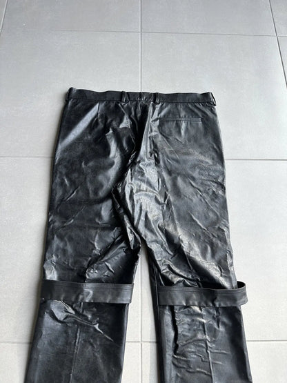 Dior Homme AW03 “Luster” PVC coated cargo pants
