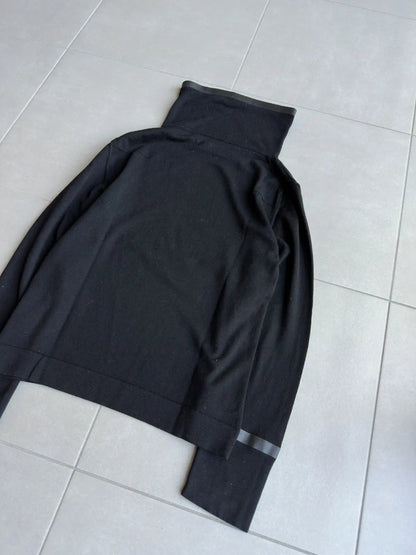 Dior Homme AW03 “Luster” waxed loose high neck sweater