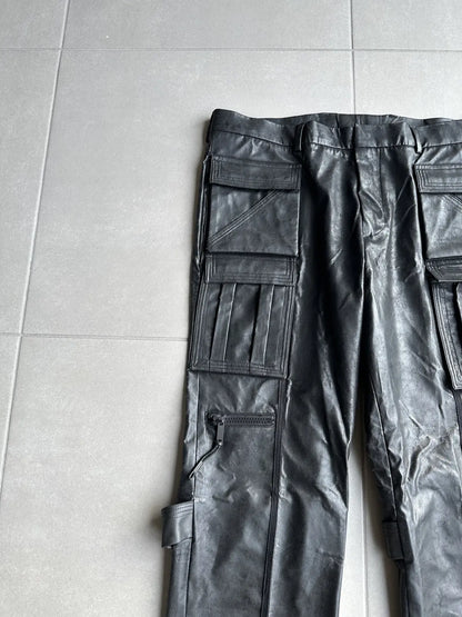 Dior Homme AW03 “Luster” PVC coated cargo pants