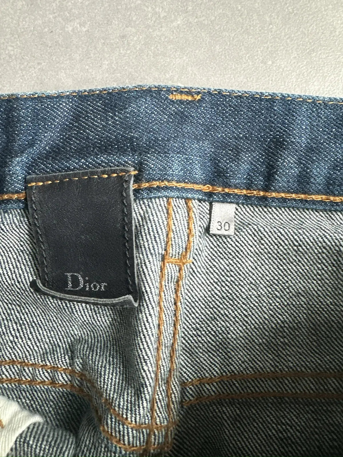 Dior homme AW07 “Navigate” raw MIJ jeans