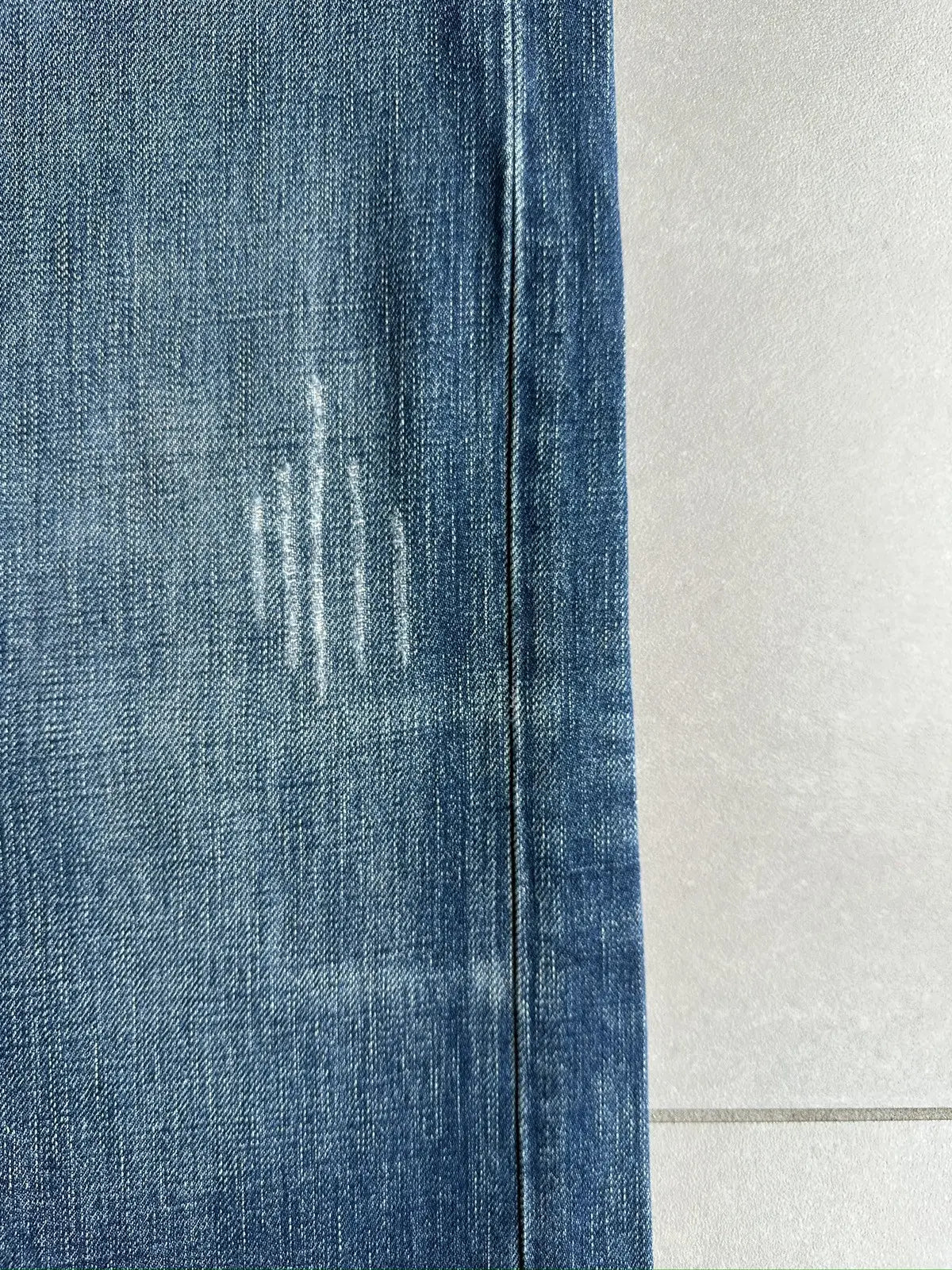 Dior Homme AW06 washed blue clawmark jeans