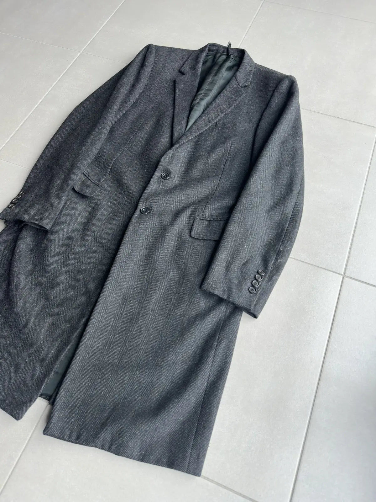 Dior Homme AW03 “Luster” wool long coat