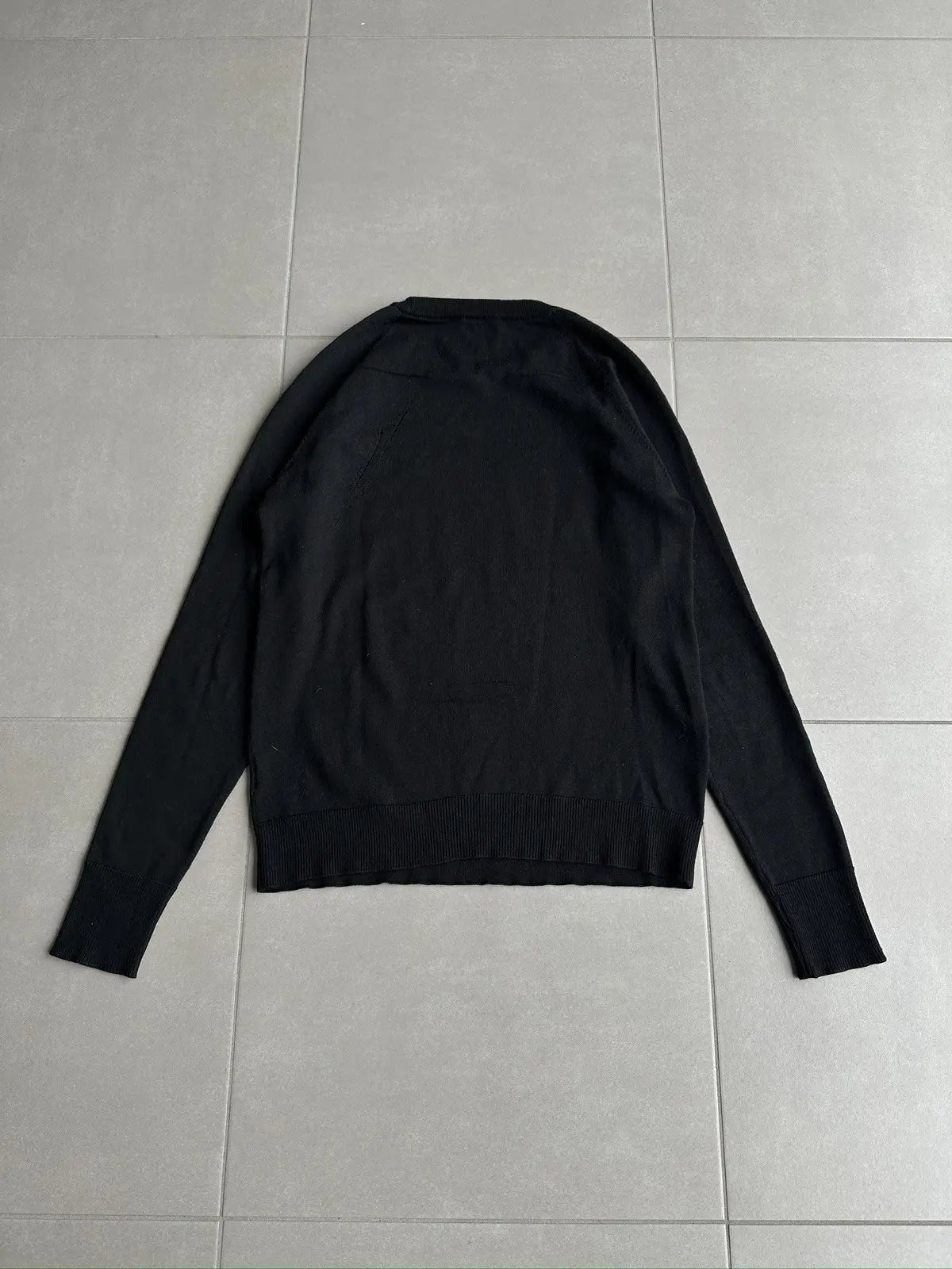 Dior Homme AW05 "in the morning" distressed wool sweater
