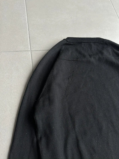 Dior Homme AW05 "in the morning" distressed wool sweater