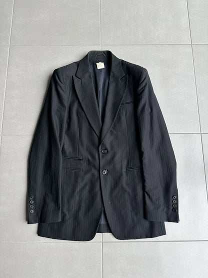 Ann Demeulemeester SS03 peak lapel Pinstripe blazer
