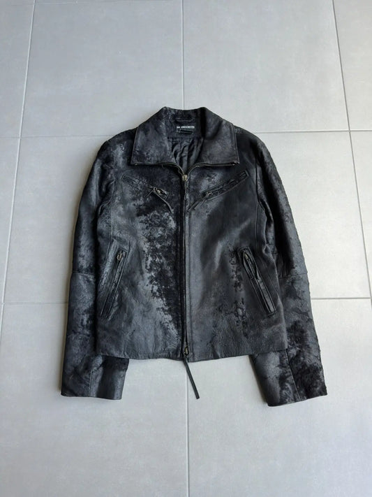 Ann Demeulemeester FW02 raw sheepskin jacket
