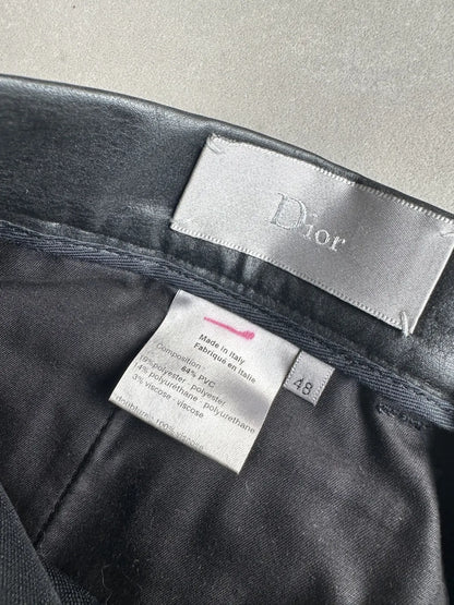 Dior Homme AW03 “Luster” PVC coated cargo pants