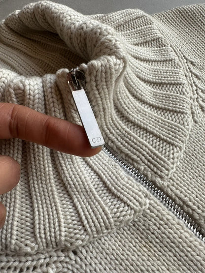 Dior Homme AW02 “Reflexion” merino wool divers knit