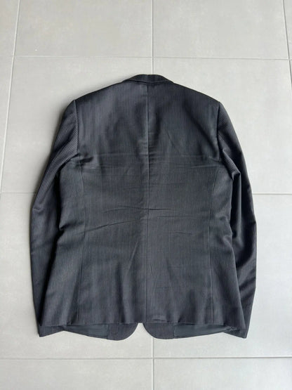 Dior Homme AW06 “These grey days” pinstriped peak lapel blazer