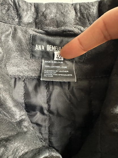 Ann Demeulemeester FW02 raw sheepskin jacket