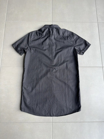 Balmain SS11 pinstripe short sleeve button up