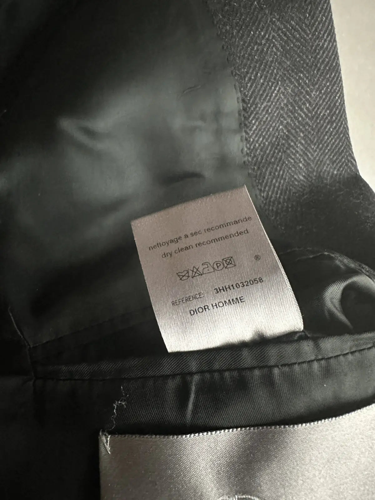 Dior Homme AW03 “Luster” wool long coat