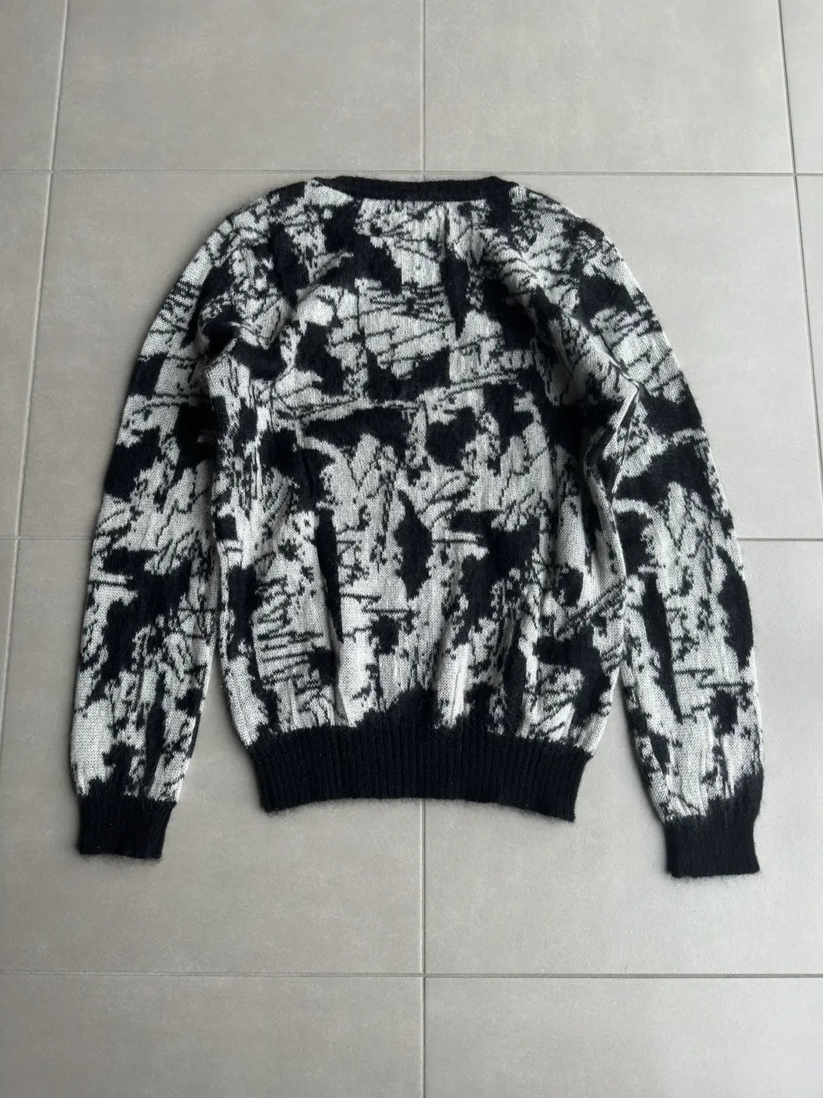 Dior Homme AW07 “Navigate” mohair knit sweater