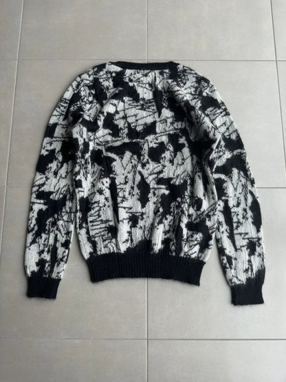 Dior Homme AW07 “Navigate” mohair knit sweater