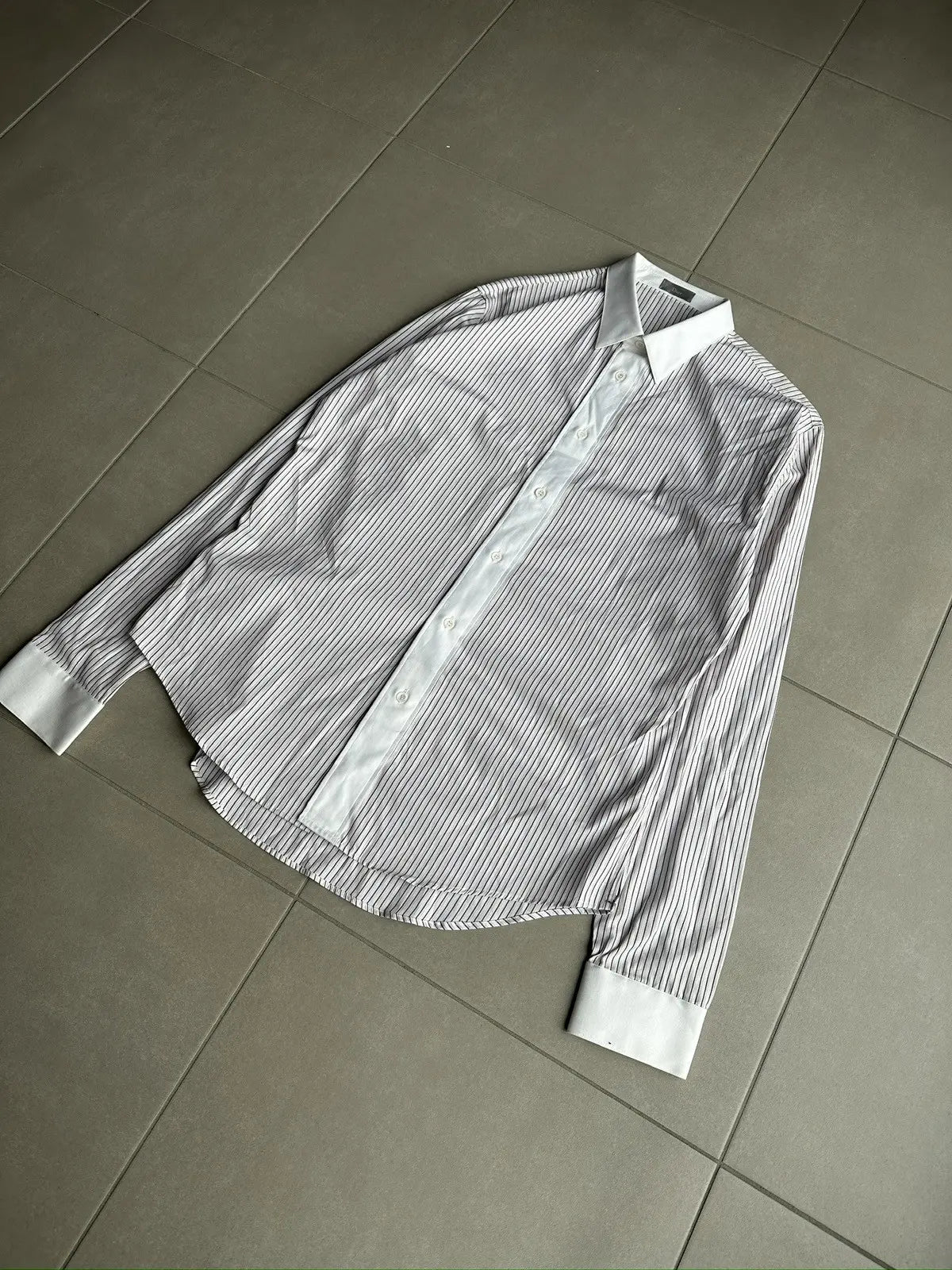 BNWT Dior Homme AW04 “VOTC” striped button up shirt
