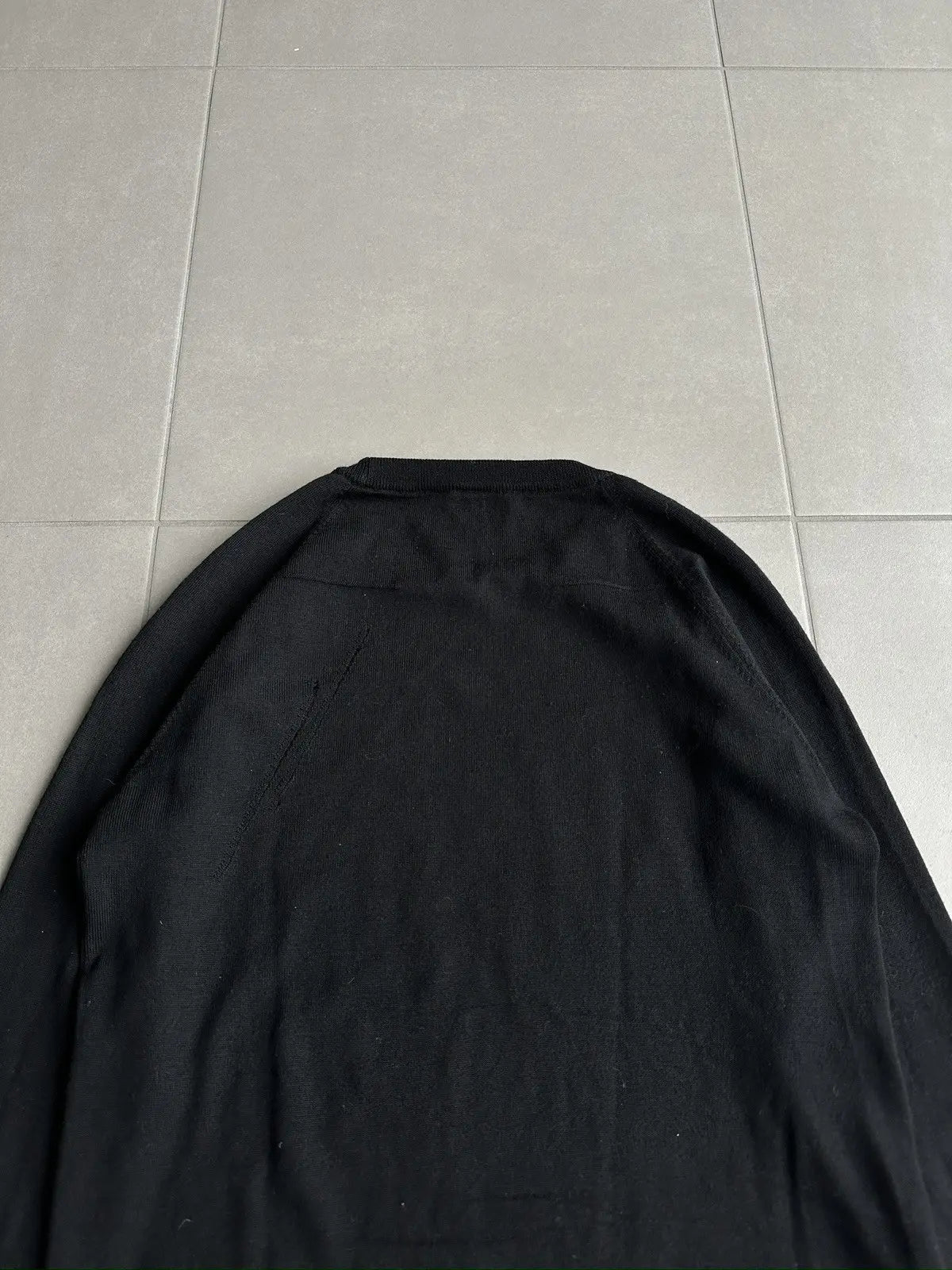 Dior Homme AW05 "in the morning" distressed wool sweater