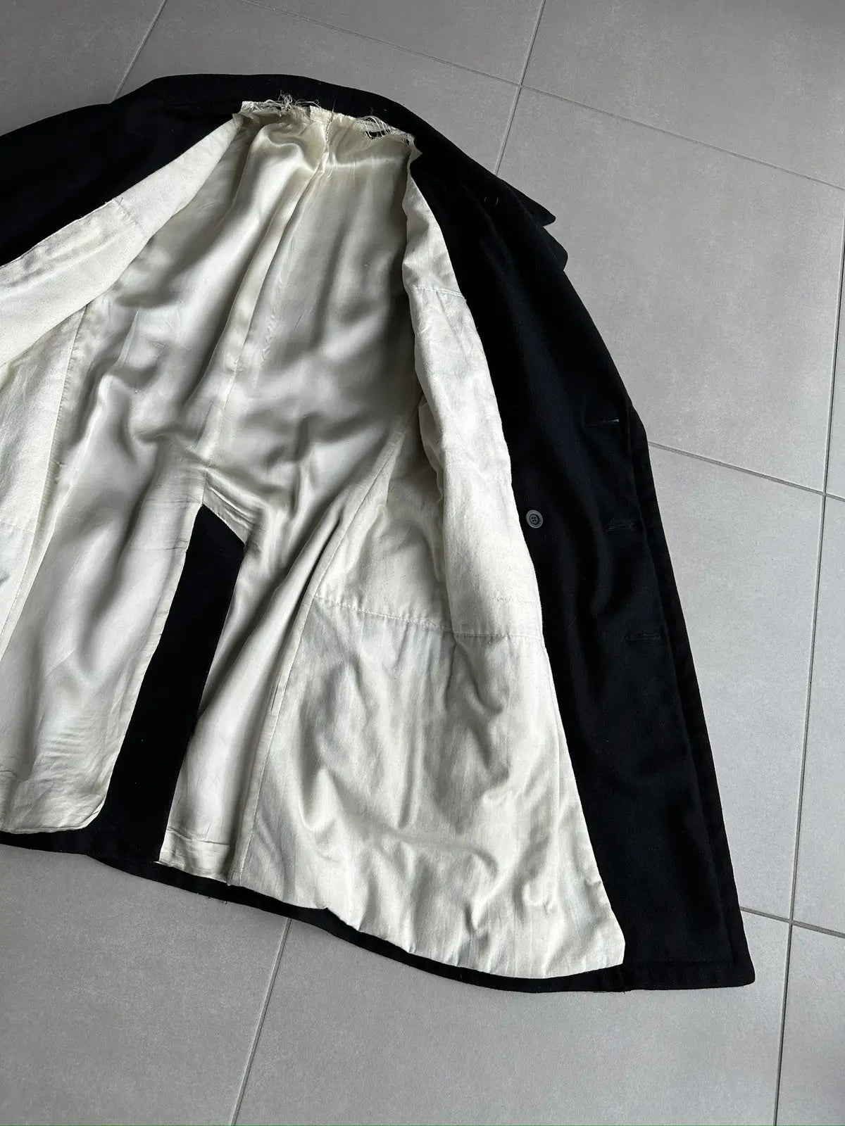 Rick Owens FW08 “STAG” double breasted peacoat